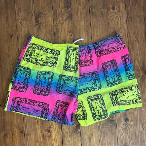 Vintage Sharkeys Swim trunks size XL - Picture 2 of 7